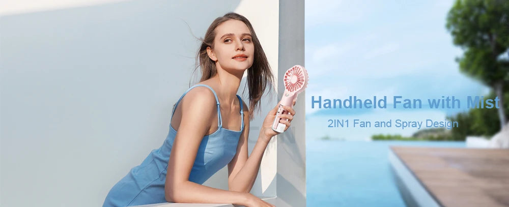 Portable Humidifier Fan Mini