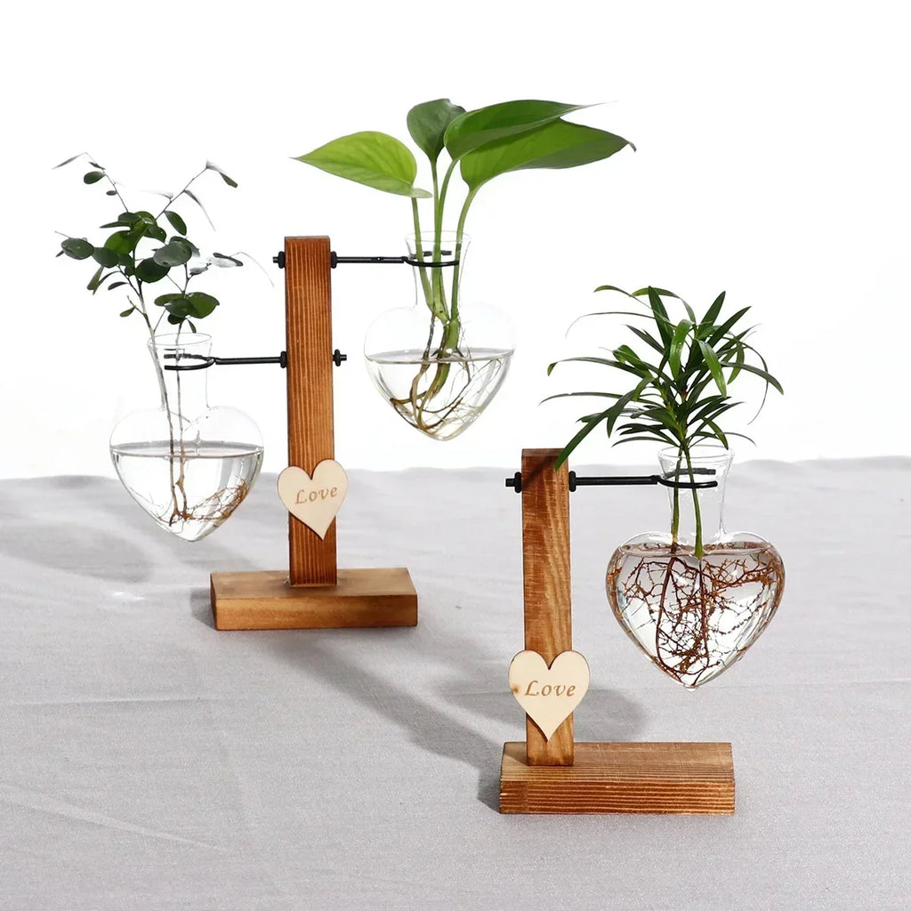Wooden Flower Rack Water Planting
