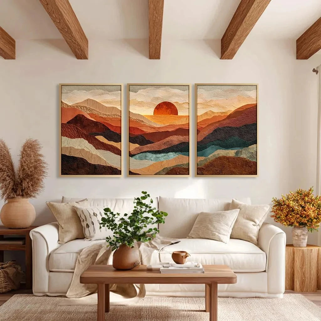 frameless Canvas Painting