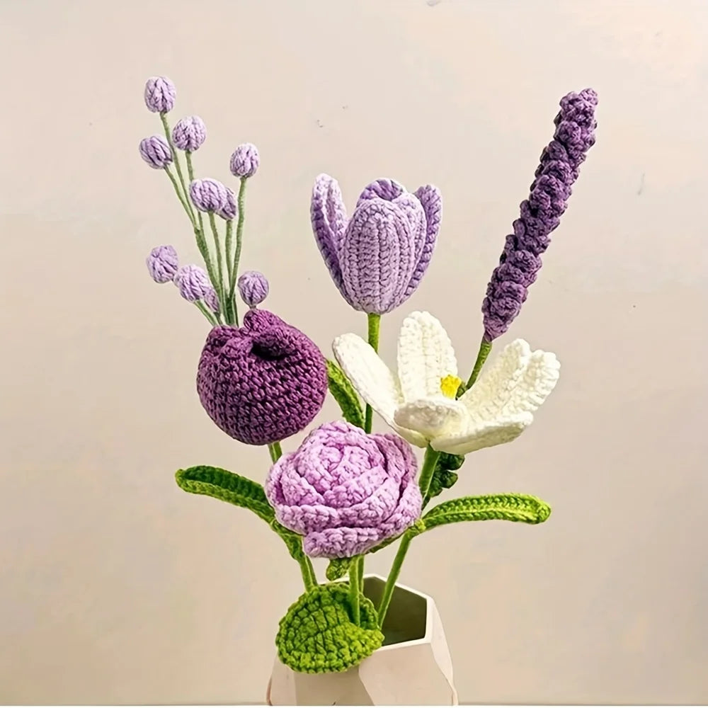 Crochet Bouquet Vase