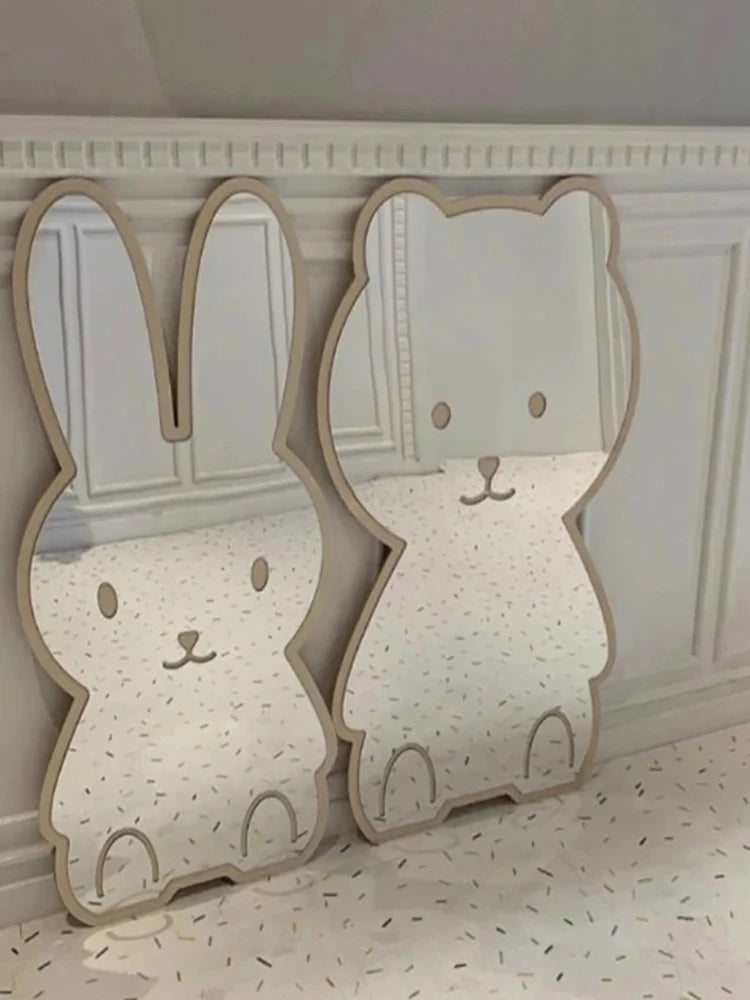 Bear Rabbit Shaped Mirror