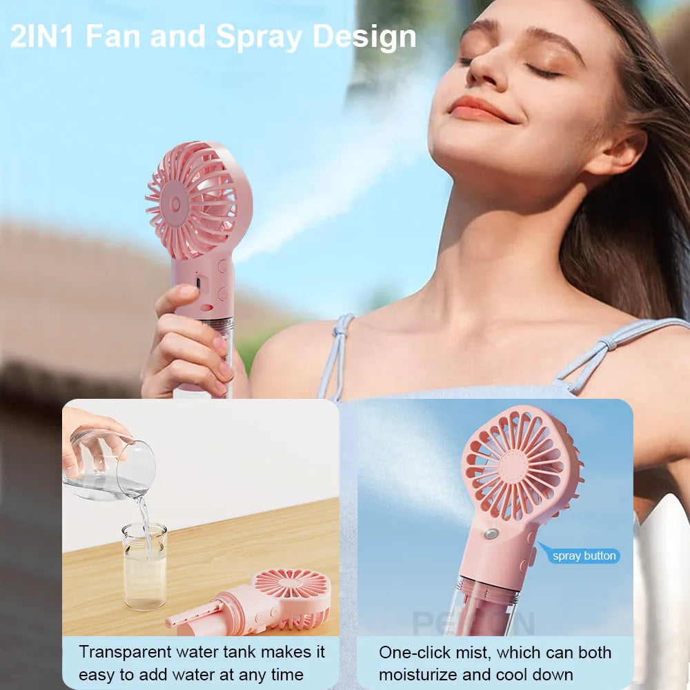 Portable Humidifier Fan Mini