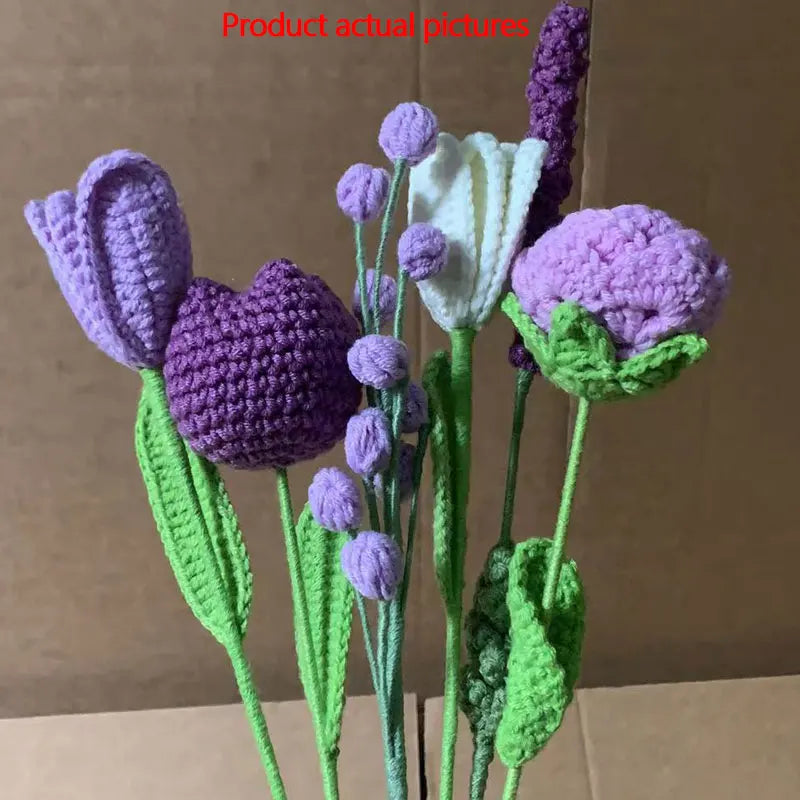 Crochet Bouquet Vase