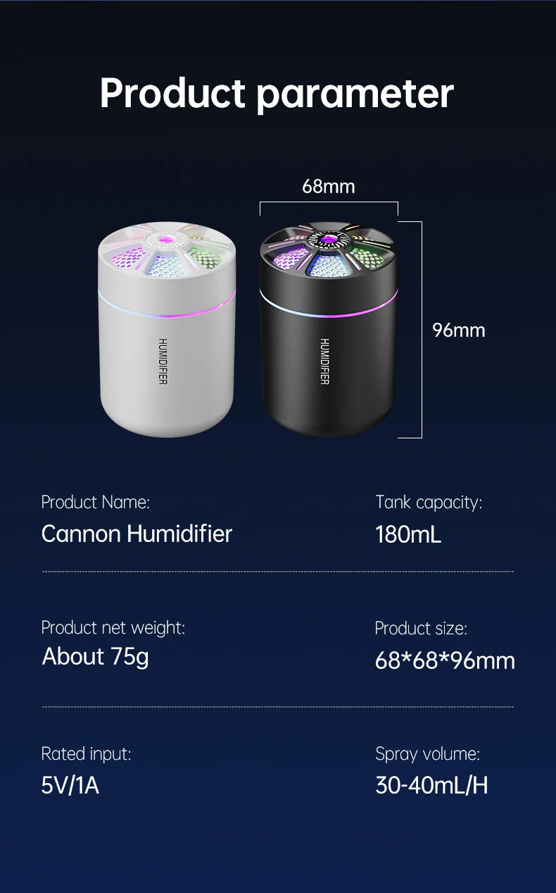 Mini Air Humidifier Aromatherapy