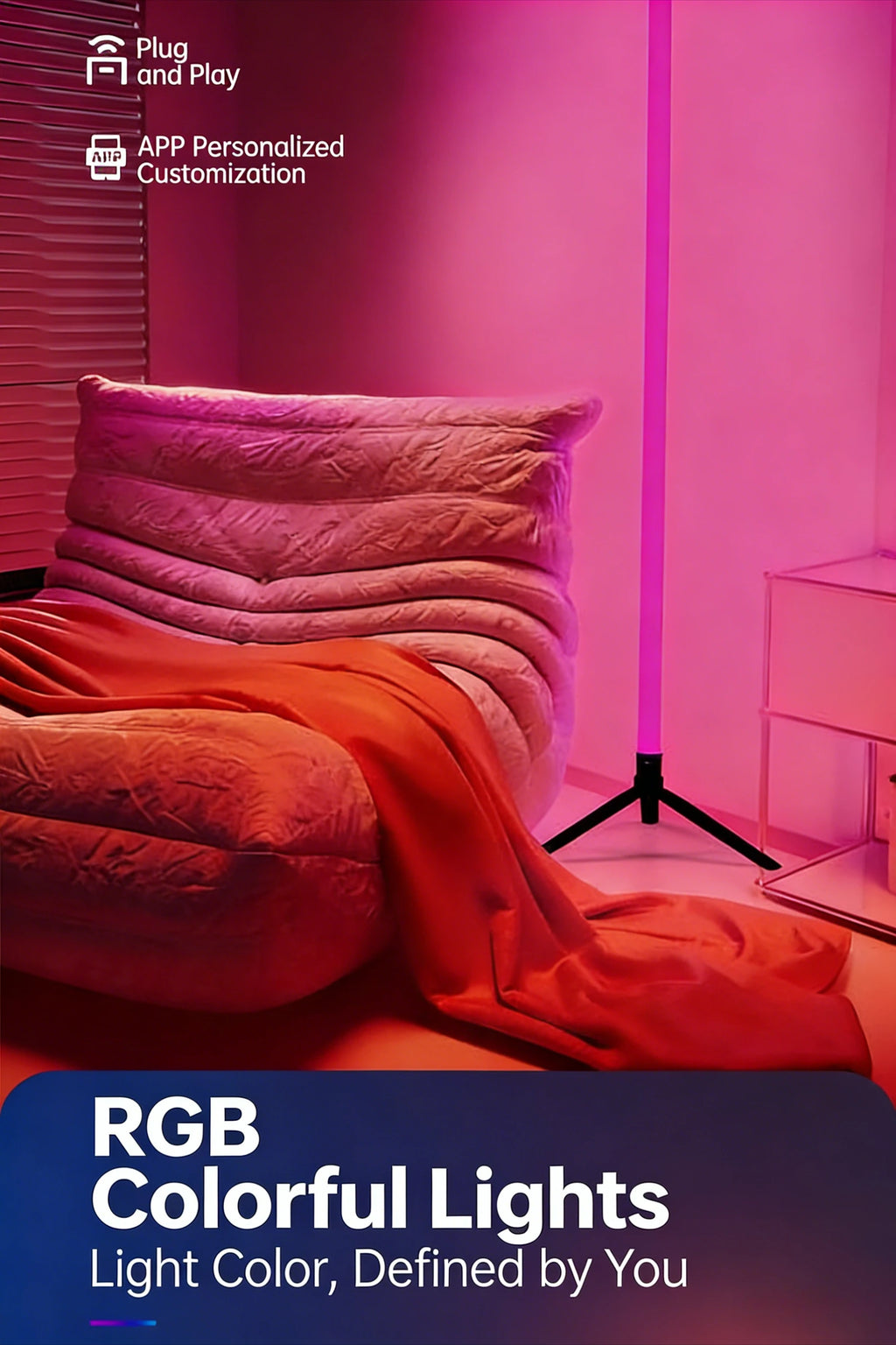 LED RGB Floor Lamp Bar