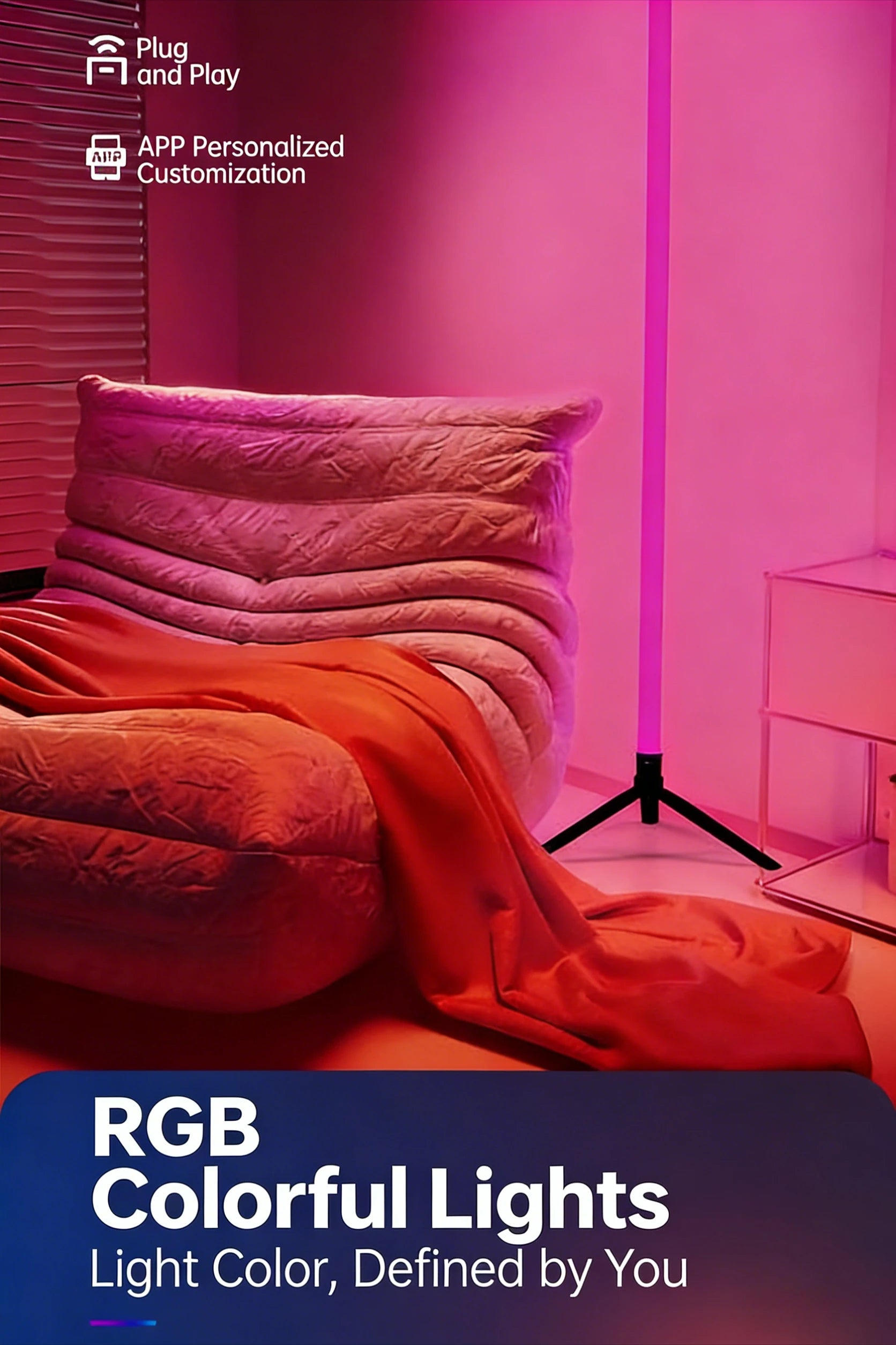 LED RGB Floor Lamp Bar