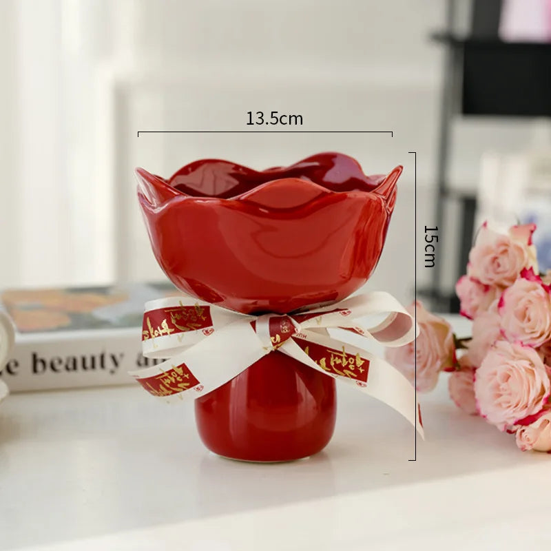Vintage Vase Rose Flower
