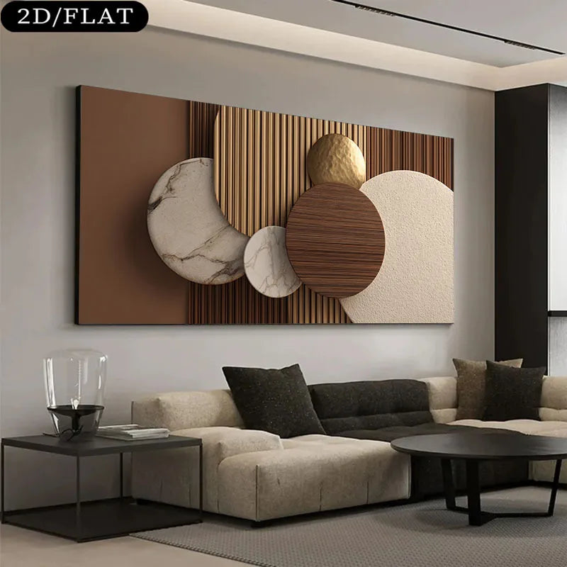 Modern Abstract Frameless Wall Art