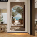 Flat Large Frameless Modern Home Wall