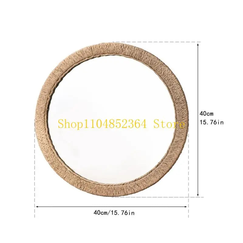 Woven Frame Wall Mirror