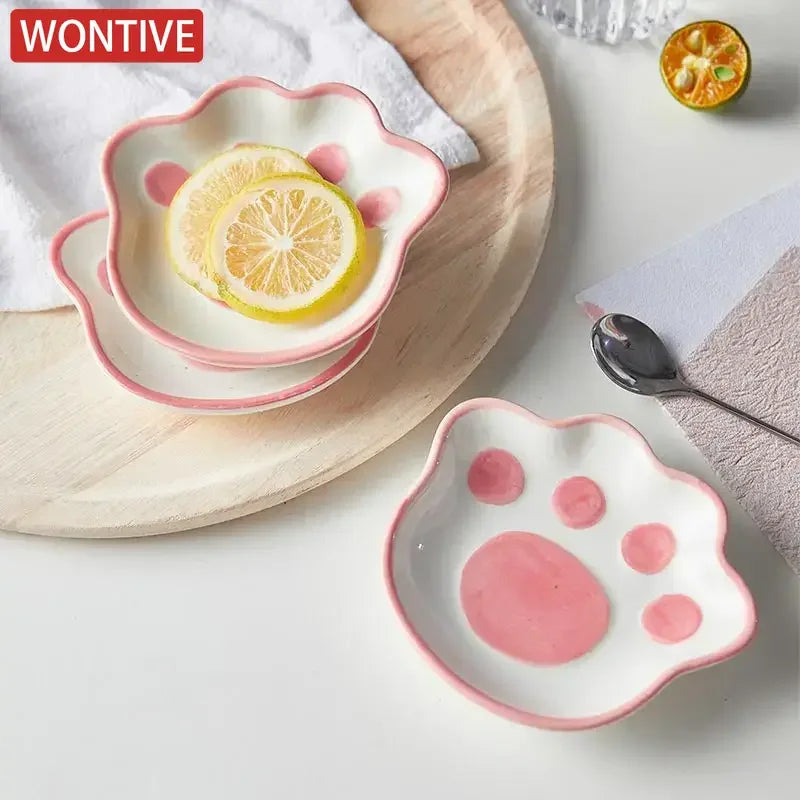 Cute Cat's Paw Taste Dish
