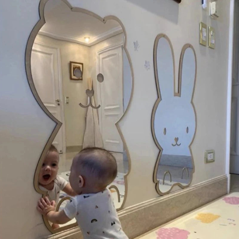 Bear Rabbit Shaped Mirror