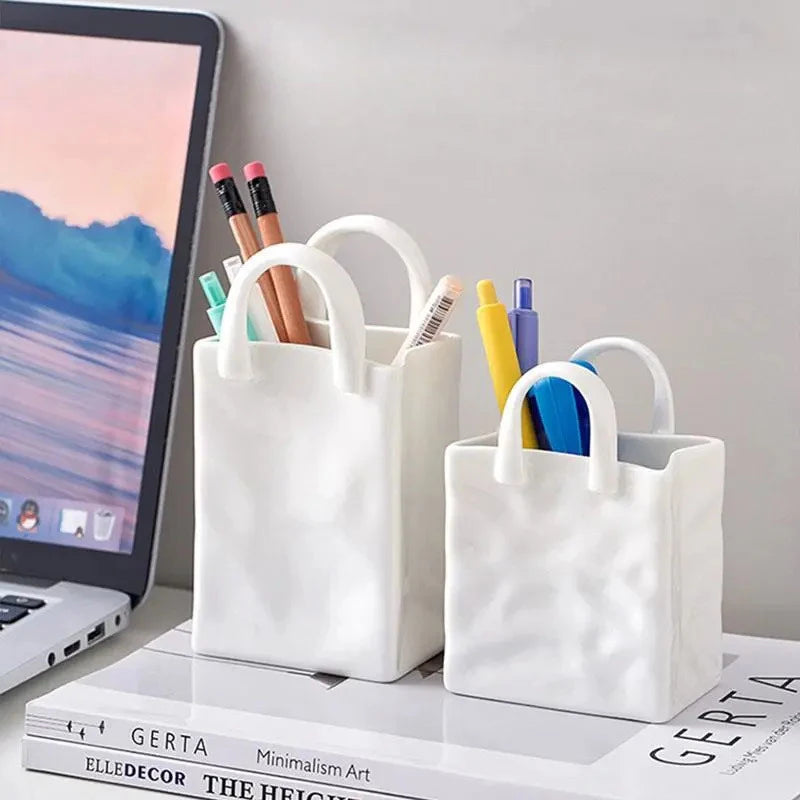 Handbag Shape Vase Flower