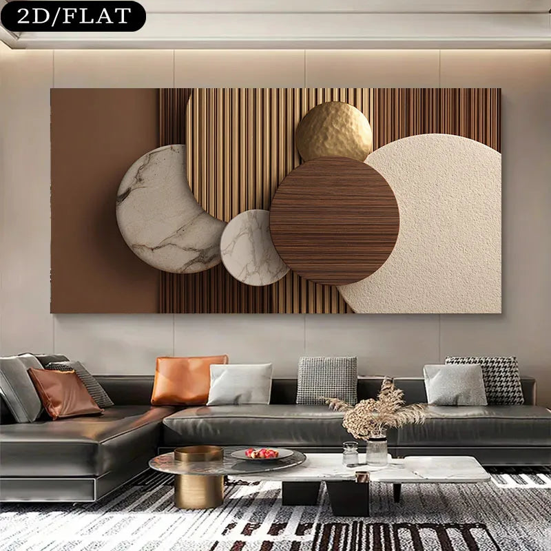 Modern Abstract Frameless Wall Art